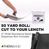 image:imageTHERABAND Resistance Band 50Yard Roll Latex Elastic Band for Exercise Stretching Physical Therapy Yoga Pilates Home Workouts CuttoLength ColorCoded LevelsBlack  Special Heavy