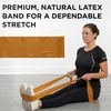 image:imageTHERABAND Resistance Band 50Yard Roll Latex Elastic Band for Exercise Stretching Physical Therapy Yoga Pilates Home Workouts CuttoLength ColorCoded LevelsGold  Max