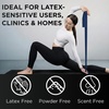 image:imageTHERABAND Resistance Band 50Yard Roll Latex Elastic Band for Exercise Stretching Physical Therapy Yoga Pilates Home Workouts CuttoLength ColorCoded LevelsBlue  Extra Heavy