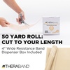 image:imageTHERABAND Resistance Band 50Yard Roll Latex Elastic Band for Exercise Stretching Physical Therapy Yoga Pilates Home Workouts CuttoLength ColorCoded LevelsTan  Extra Light