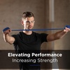 image:imageTHERABAND Resistance Band Blue Extra Heavy 6Yard Roll Latex Elastic Band for Exercise Physical Therapy Yoga Pilates Stretching Home Workouts CuttoLength ColorCoded Levels