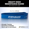 image:imageTHERABAND Resistance Band Exercise Workout Physical Therapy Multi  Elastic resistance band for exercise strength training stretching and physical therapyHeavy 35 lbs