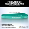 image:imageTHERABAND Resistance Band Exercise Workout Physical Therapy Multi  Elastic resistance band for exercise strength training stretching and physical therapyMedium 25 lbs