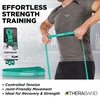 image:imageTHERABAND Resistance Band Exercise Workout Physical Therapy Multi  Elastic resistance band for exercise strength training stretching and physical therapyMedium 25 lbs