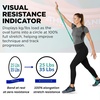 image:imageTHERABAND Resistance Band Exercise Workout Physical Therapy Multi  Elastic resistance band for exercise strength training stretching and physical therapy2 Pack Medium 2535 lbs