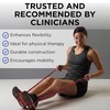 image:imageTHERABAND Resistance Band Exercise Workout Physical Therapy Silver 6 Ft  THERABAND elastic resistance band for exercise strength training physical therapy and athome workoutsRed  Medium