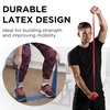 image:imageTHERABAND Resistance Band Exercise Workout Physical Therapy Silver 6 Ft  THERABAND elastic resistance band for exercise strength training physical therapy and athome workoutsMultiSet  Seven Color Set