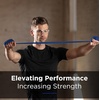 image:imageTHERABAND Resistance Band Exercise Workout Physical Therapy Silver 6 Ft  THERABAND elastic resistance band for exercise strength training physical therapy and athome workoutsBlue  Extra Heavy