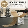 image:imageTHERABAND Resistance Band Gold Max 25Yard Roll LatexFree Elastic Band for Exercise Physical Therapy Yoga Pilates Stretching Home Workouts ColorCoded for Easy Resistance LevelsGold  Max