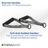 image:imageTHERABAND Resistance Band Handles Attachments for Resistance Bands and Tubing Pair of Foam Grip Pull Handles for Lower and Upper Body Exercises Pilates Yoga Home Workouts Without WeightsOne Size