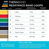 image:imageTHERABAND Resistance Band Loop Exercise Workout Physical Therapy BlueGreen  Heavy