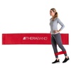image:imageTHERABAND Resistance Band Loop Exercise Workout Physical Therapy BlueRed  Medium