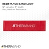 image:imageTHERABAND Resistance Band Loop Exercise Workout Physical Therapy BlueRed  Medium