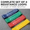 image:imageTHERABAND Resistance Band Loop Set Exercise Workout Physical Therapy  Elastic resistance band for exercise strength training stretching and physical therapy  ideal for home workoutsYellowRedGreenBlue