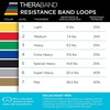 image:imageTHERABAND Resistance Band Loop Set Exercise Workout Physical Therapy  Elastic resistance band for exercise strength training stretching and physical therapy  ideal for home workoutsYellowRedGreenBlue