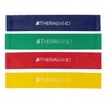 image:imageTHERABAND Resistance Band Loop Set Exercise Workout Physical Therapy  Elastic resistance band for exercise strength training stretching and physical therapy  ideal for home workoutsYellowRedGreenBlue