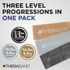 image:imageTHERABAND Resistance Band Loop Set Exercise Workout Physical Therapy  Elastic resistance band for exercise strength training stretching and physical therapy  ideal for home workoutsBlackSilverGold