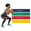 image:imageTHERABAND Resistance Band Loop Set Exercise Workout Physical Therapy  Elastic resistance band for exercise strength training stretching and physical therapy  ideal for home workoutsYellowRedGreenBlue