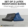 image:imageTHERABAND Resistance Bands Set Elastic Bands for Exercise amp Physical Therapy Strength Training for Upper amp Lower Body FitnessLatex