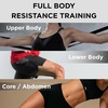 image:imageTHERABAND Resistance Bands Set Elastic Bands for Exercise amp Physical Therapy Strength Training for Upper amp Lower Body FitnessLatex