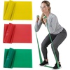 image:imageTHERABAND Resistance Bands Set Elastic Bands for Exercise amp Physical Therapy Strength Training for Upper amp Lower Body FitnessLatex