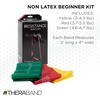 image:imageTHERABAND Resistance Bands Set Elastic Bands for Exercise amp Physical Therapy Strength Training for Upper amp Lower Body FitnessNonLatex