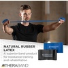 image:imageTHERABAND Resistance Bands Set Professional NonLatex Elastic BandBlueBlack  Advanced Set 1