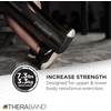 image:imageTHERABAND Resistance Bands Set Professional NonLatex Elastic BandBlueBlack  Advanced Set 1