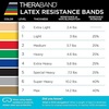 image:imageTHERABAND Resistance Bands Set Professional NonLatex Elastic BandBlueBlack  Advanced Set 1