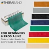 image:imageTHERABAND Resistance Bands Workout Band Exercise Physical Therapy Red  Professional TheraBand equipment for exercise physical therapy fitness and athome workoutsGreen  Heavy