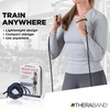 image:imageTHERABAND Resistance Tubes Band Exercise Set 5 BlueBlack  Lightweight compact durable latex For home travel gym Physical strength training rehab