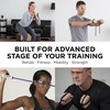 image:imageTHERABAND Resistance Tubes Band Exercise Set 5 BlueBlack  Lightweight compact durable latex For home travel gym Physical strength training rehab