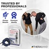 image:imageTHERABAND Resistance Tubes Band Exercise Set 5 BlueBlack  Lightweight compact durable latex For home travel gym Physical strength training rehab