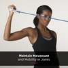 image:imageTHERABAND Resistance Tubes Exercise Band Physical Therapy 48 Yellow  Professional TheraBand elastic resistance for exercise physical therapy and athome workoutsBlue  Extra Heavy