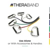 image:imageTHERABAND Resistance Tubes Exercise Band Physical Therapy 48 Yellow  Professional TheraBand elastic resistance for exercise physical therapy and athome workoutsRed  Medium