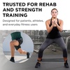 image:imageTHERABAND Resistance Tubes with Padded Cuffs 12 Red Medium Level 2  Durable rubber For home travel gym Elastic fitness strength trainingLevel 5  Special Heavy  Black