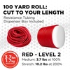 image:imageTHERABAND Resistance Tubing Exercise Band Physical Therapy 25 Yellow  Latex resistance tubing where the color marks the resistance level so you can step up as strength returnsLevel 2  Medium  Red