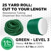 image:imageTHERABAND Resistance Tubing Exercise Band Physical Therapy 25 Yellow  Latex resistance tubing where the color marks the resistance level so you can step up as strength returnsLevel 3  Heavy  Green