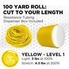 image:imageTHERABAND Resistance Tubing Exercise Band Physical Therapy 25 Yellow  Latex resistance tubing where the color marks the resistance level so you can step up as strength returnsYellow  Thin Level 1