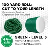 image:imageTHERABAND Resistance Tubing Exercise Band Physical Therapy 25 Yellow  Latex resistance tubing where the color marks the resistance level so you can step up as strength returnsLevel 3  Heavy  Green