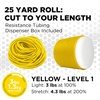image:imageTHERABAND Resistance Tubing Exercise Band Physical Therapy 25 Yellow  Latex resistance tubing where the color marks the resistance level so you can step up as strength returnsLevel 1  Light  Yellow
