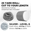 image:imageTHERABAND Resistance Tubing Exercise Band Physical Therapy 25 Yellow  Latex resistance tubing where the color marks the resistance level so you can step up as strength returnsLevel 6  Super Heavy  Silver