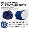 image:imageTHERABAND Resistance Tubing Exercise Band Physical Therapy 25 Yellow  Latex resistance tubing where the color marks the resistance level so you can step up as strength returnsLevel 4  Extra Heavy  Blue