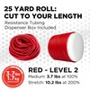 image:imageTHERABAND Resistance Tubing Exercise Band Physical Therapy 25 Yellow  Latex resistance tubing where the color marks the resistance level so you can step up as strength returnsLevel 2  Medium  Red