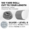 image:imageTHERABAND Resistance Tubing Exercise Band Physical Therapy 25 Yellow  Latex resistance tubing where the color marks the resistance level so you can step up as strength returnsLevel 6  Super Heavy  Silver