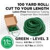 image:imageTHERABAND Resistance Tubing Green Heavy Level 3 100 ft Roll LatexFree ProfessionalGrade Exercise Tube for Body amp Core Workouts CuttoLength ColorCoded Lightweight amp Versatile