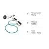 image:imageTHERABAND Resistance Tubing Physical Exercise Band Workout Black 50  Latex resistance tubing where the color marks the resistance level so you can step up as strength returnsGreen  Heavy