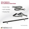 image:imageTHERABAND Resistance Tubing with Connectors for Wall Rehab amp Wellness Station Extra Heavy Level 5 Set of 2 18Inch Blue Tubing for Physical Therapy Exercise Rehab Clinics amp Pilates Latex TubesRed  Medium