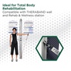 image:imageTHERABAND Resistance Tubing with Connectors for Wall Rehab amp Wellness Station Extra Heavy Level 5 Set of 2 18Inch Blue Tubing for Physical Therapy Exercise Rehab Clinics amp Pilates Latex TubesGreen  Heavy