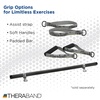 image:imageTHERABAND Resistance Tubing with Connectors for Wall Rehab amp Wellness Station Extra Heavy Level 5 Set of 2 18Inch Blue Tubing for Physical Therapy Exercise Rehab Clinics amp Pilates Latex TubesBlue  Extra Heavy